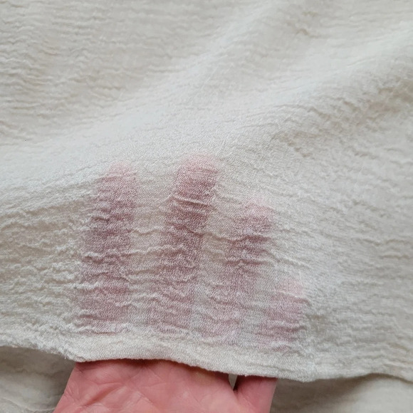 Babaton by Aritzia, Allan Semi Sheer Tie Front Blouse - Picture 6 of 13